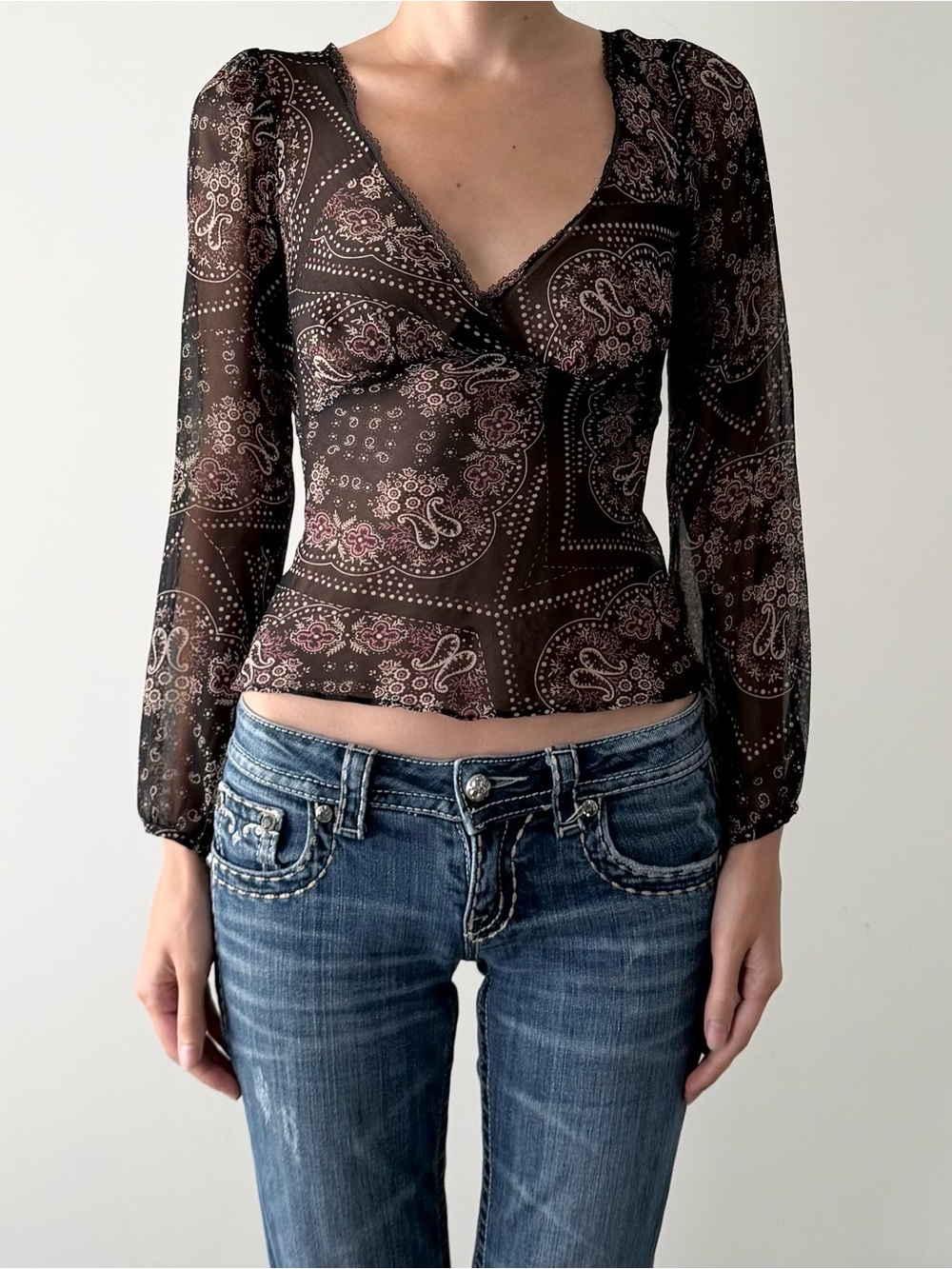 Betsey Johnson 100% silk blouse